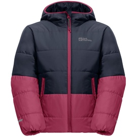 Jack Wolfskin Unisex Kinder Two Hills K Jacket, Dark Fuchsia, 176