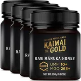 Kaimai Gold MGO 263+ / UMF 10+ Manuka Honig * 1000g (= 4x 250g) Premium Monofloral UMF® Certified Neuseeland ManukaHonig * 250 300 310 356 400