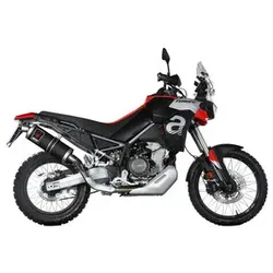 MIVV Dakar Auspuffsystem Mit Eg-Be Edelstahl / Edelstahl Schwarz