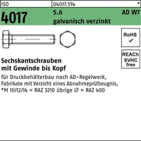 Hörger & Geßler Sechskantschraube ISO 4017 VG M6x 35