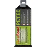 Petec PlastBond 50 ml) Kunststoff-Klebstoff,Klebstoff, Kunststoffreparatur,Universalklebstoff schwarz