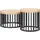 Vicco Couchtisch Enara Grün/Braun Bambus 50,5 x 50,5 cm