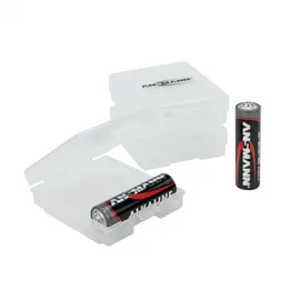 Ansmann Akku Box für bis zu 4 AAA/AA Akkus 3er Set