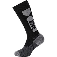 IXS 365 kurz Motorrad Socken, schwarz-grau, Größe 42 43 44