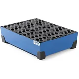 Denios Kleingebindewanne aus Stahl, lackiert, m. PE-Gitterrost, 65 Liter, 774x584x200