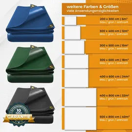 veska Profi Abdeckplane 400 x 800 cm Blau