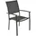 gardenson Milano Stapelsessel 57 x 56 x 90 cm grau