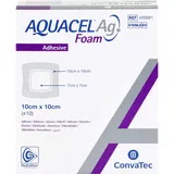 Avitamed GmbH Aquacel Ag Foam adhäsiv 10 x 10 cm