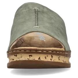 Rieker Pantolette grün in Gr. 36 - Grün - 36