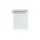 Möbel Kraft VOSS Möbel SANTINA (80x109x27cm) weiß ¦ Glas,Holzwerkstoff ¦ Maße (cm): B: 80 H: 109 T: 27.0