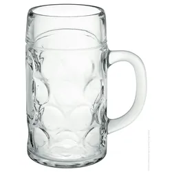 Stölzle Maßkrug Isar  1 l /-/ Glas 6er Karton