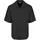 URBAN CLASSICS Relaxed Seersucker Kurzarmhemd Schwarz M