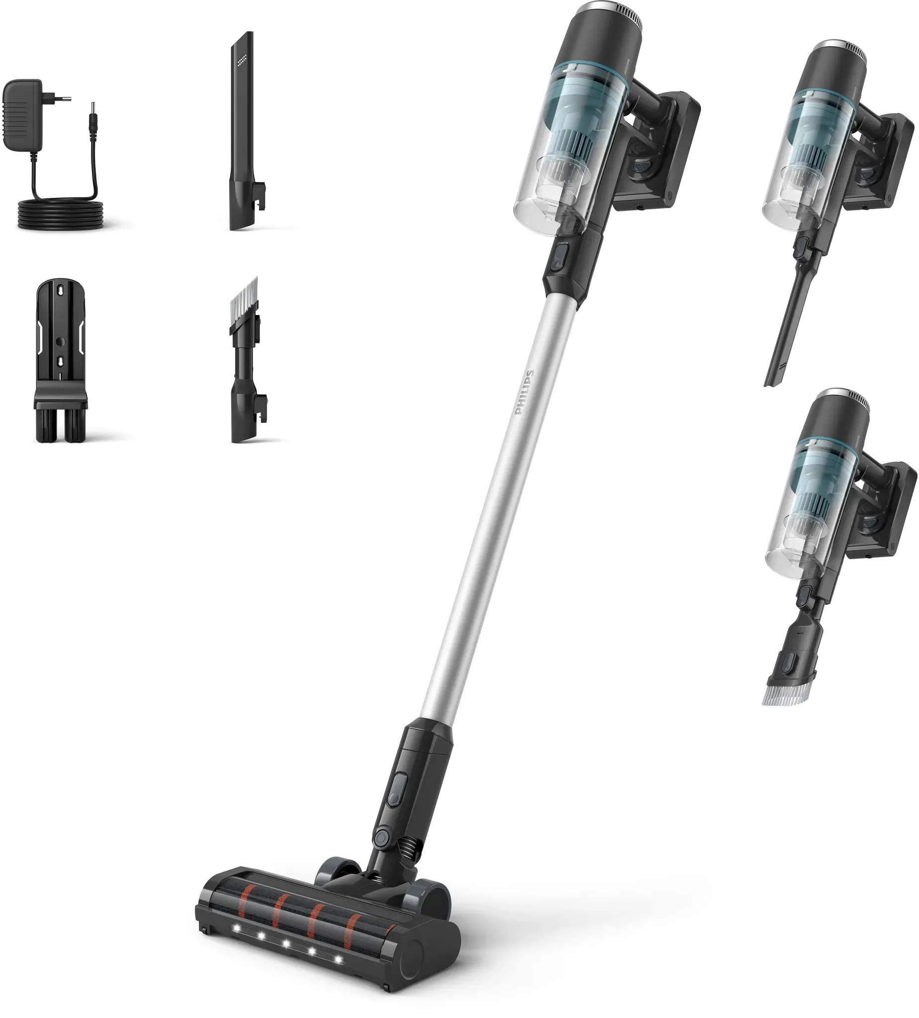 PHILIPS Akku-Hand-und Stielstaubsauger 