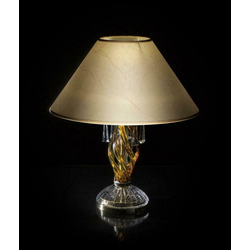 JVmoebel Schreibtischlampe Leuchte Kristall Schreibtisch Lampe Tischlampe Elite Bohemia Steh Nachttisch Neu