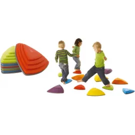 Gonge Flusssteine Bunt