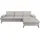 sit&more Ecksofa »Morris Jubi L-Form, B: 247 cm« mit Armteilfunktion & 1 Zierkissen, optional Bettfunktion grau