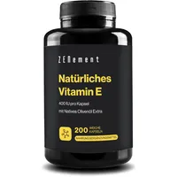Zenement Natürliches Vitamin E, Softgels 200 St
