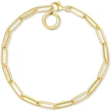 Thomas Sabo Damen Charm-Armband Charm Club 925 Sterling Silber , GOLD , X0253-413-39