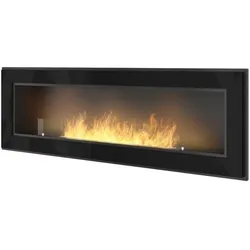 OutInFire FRAME 1500 – Einbau- oder einseitiger Wand-Biokamin – Schwarz