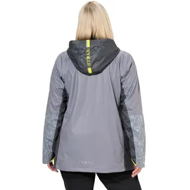 Ulla Popken Funktionsjacke Damen Grau/Gold/Weiß XL-XXL