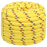 vidaXL Leinen Bootsseil 20 mm 25 m Polypropylen Gelb