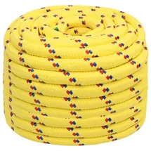 vidaXL Leinen Bootsseil 20 mm 25 m Polypropylen Gelb