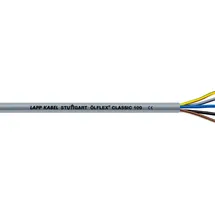 Lapp ÖLFLEX® CLASSIC 100 Steuerleitung 5 x 0.50mm2 Grau 101244/100 100m