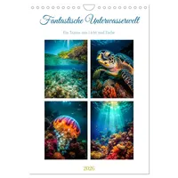 Calvendo Fantastische Unterwasserwelt (Wandkalender 2026 DIN A4 hoch), CALVENDO