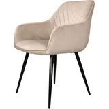 DS4U - Gaby Esszimmerstuhl Samt Champagner