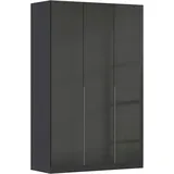 Rauch Drehtürenschrank »Kleiderschrank Schrank Garderobe AGORDO TOPSELLER Schlafzimmer«, (in zwei Griff-Farben mit Dekor- oder Hochglanzfront), durchdachte Innenausstattung, in 6 Breiten und 2 Höhen MADE IN GERMANY, grau