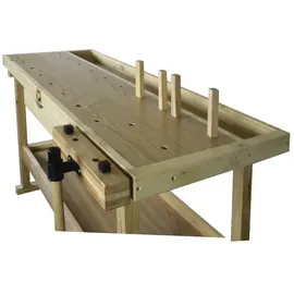 Holzmann Maschinen Hobelbank Holz 126 x 84 x 61 cm braun mit 1 Schublade