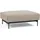 Innovation Living Polsterhocker 100 x 41 x 75 cm Beige/Grau