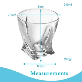 Intirilife Whiskyglas 0,24 l 4 St.
