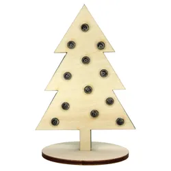 SOL-EXPERT Lötbausatz Weihnachtsbaum mit Kerzen-LEDs, 76335