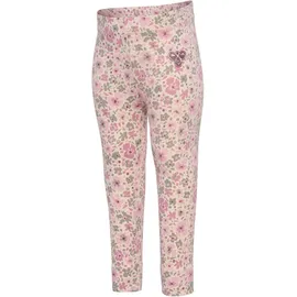 hummel hmlMINI Flower Print Leggings Pink/Orange 62