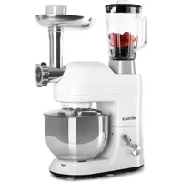 Klarstein Lucia Küchenmaschine 3-in-1 1800 W / 2,7 PS 5 Ltr Edelstahl BPA-frei