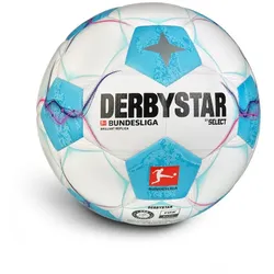 Derbystar Bundesliga Brillant Replica V24 Fußball - weiß/blau/pink-4