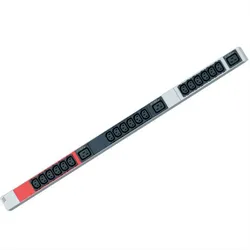 BACHMANN IT PDU ALU 1HE 18xC13 3xC19 Stecker CEE 3L+N+PE 16A