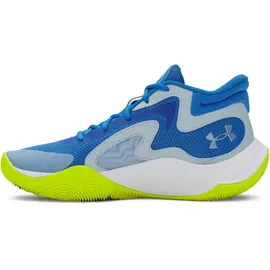 Under Armour Jet 25, Basketballschuhe 402 / blue atlantis/blue calm/metallic blue calm 41