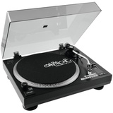 Omnitronic BD-1390 DJ-Plattenspieler mit Riemenantrieb Schwarz