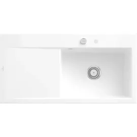Villeroy & Boch Subway Style 60 rechts Einbau Keramikspüle weiß alpin Excenterbetätigung 1000 x 510 mm