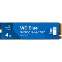 Western Digital WD. Blue® SN5000 NVMeTM PCIe® Gen4, 5.500 MB/s Lesen, 5.000 Schreiben, 1200 TBW SSD, 4 TB SSD M.2 via PCIe, intern