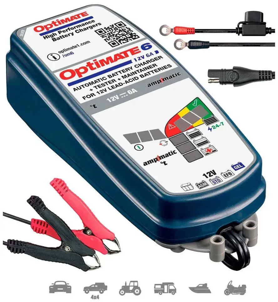 Optimate Tm-360 Ampmatic 6a Ladegerät - Black - One Size