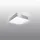 Sollux Lighting Horus 1xE27 grau Kunststoff