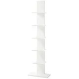 Stella Trading Regal Wall weiß (B/H/T) ca. 50x180x23 cm - weiß