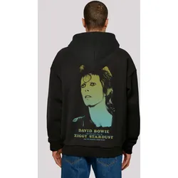 Kapuzenpullover F4NT4STIC "David Bowie Ziggy Gradient", Herren, Gr. S, schwarz, Obermaterial: 100% Baumwolle, casual, oversize, Langarm, Pullover, Print