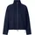richroyal Sweatjacke RICHROYAL, Damen, Gr. L, midnight blau, Sweatware, Obermaterial: 45% Viskose, 44% Polyester, 11% Elasthan, normal, Sweatjacken Sweatjacke, Tunnelzug-Saum, Stehkragen, regular fit