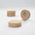 Sigel Magnete braun, Holz Ø 3,3 x 0,9 cm, 4 St.