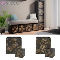 Vicco Raumteiler Ludus 36 x 145 cm Schwarz