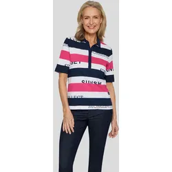 Rabe Poloshirt, mit Colorblocking Rabe Magenta 44